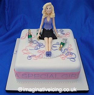 Party Girl Birthday Cake
