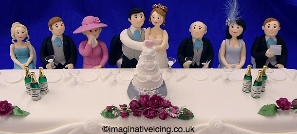 Wedding Top Table Cake (close up)
