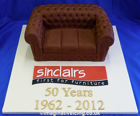 Chesterfield Sofa - Sinclairs - First for Furniture - 50th Anniversary Cake
